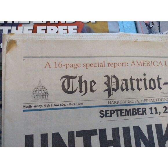 3) September 11, 2001 Ephemera Newspaper, Life Commemorative, Newsweek 9/11 9/12 - Picture 5 of 16